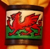 EMBOSSED WELSH DRAGON WOGGLE