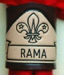 EMBOSSED SCOUT NAME WOGGLE