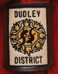 DUDLEY DISTRICT SCOUTS EMBOSSED AND COLOURED WOGGLE
