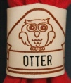 LIGHT BRANDED OWL NAME WOGGLE