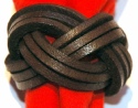 DARK BROWN TURKS HEAD WOGGLE