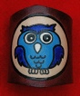 EMBOSSED & COLOURED OWL WOGGLE