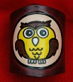 EMBOSSED & COLOURED OWL WOGGLE